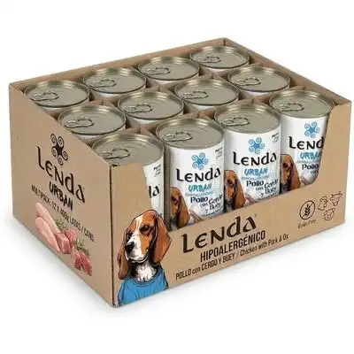 Lenda Urban Comida Húmeda para Perros Pollo con Cerdo y Buey - 12 x 400 g - Lenda - Comparador de precios