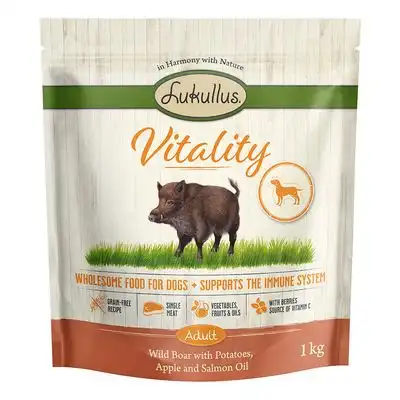 Lukullus Vitality Apoyo al sistema inmunitario Sin Cereales con jabalí - 5 x 1 kg - Pack Ahorro - Lukullus - Comparador de precios