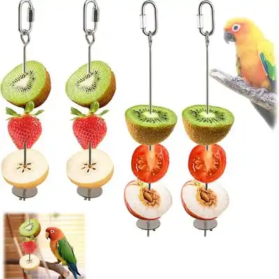 MCBOSON Juego de 4 brochetas de acero inoxidable para comida de pájaros - 1 artículo - Mcboson - Comparador de precios
