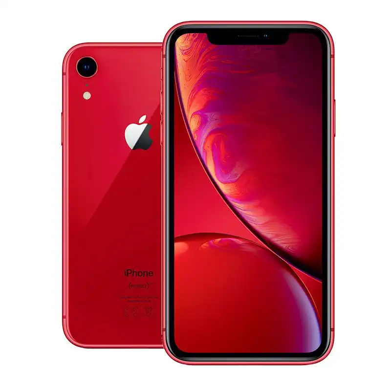 Móvil iPphone XR 64Gb rojo Reacondicionado Grado ECO + carcasa de protección