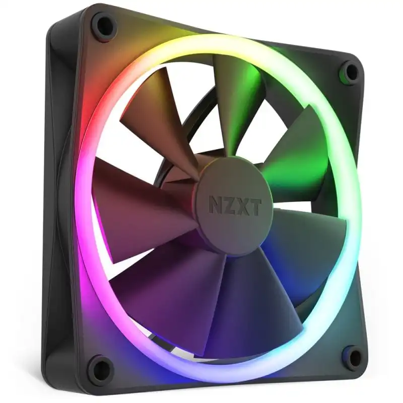 NZXT F120 Ventilador Suplementario RGB 120mm Negro