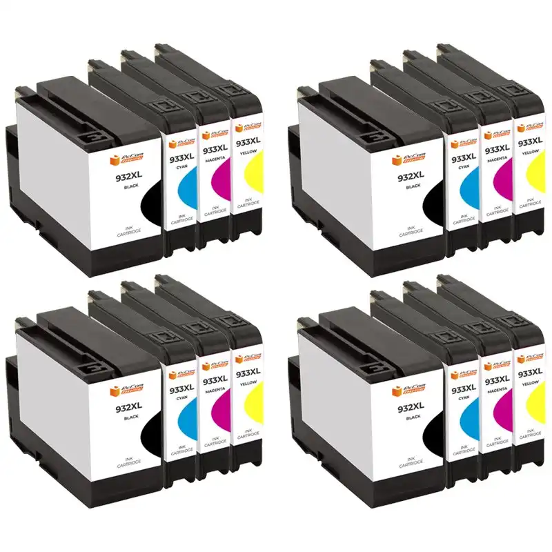 Pccom Essential Hp 932xl/933xl Cartucho Tinta Compatible Negro/cian/magenta/amarillo Pack 10