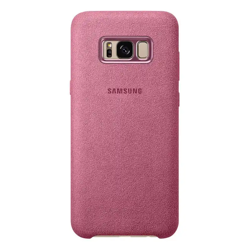 Samsung Alcantara Cover Rosa para Galaxy S8 Plus