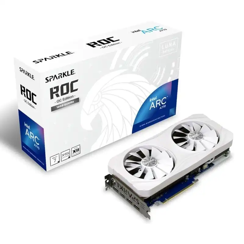 Sparkle ROC OC Edition Intel Arc A770 16 GB GDDR6 Blanco