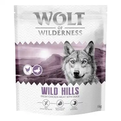 Wolf of Wilderness Adult "Wild Hills" Pato (superventas) - 1 kg - Receta nueva - Wolf of Wilderness - Comparador de precios