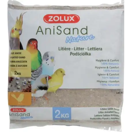 Zolux Arena Anisand Nature para Pájaros, 5 Kg - Zolux - Comparador de precios