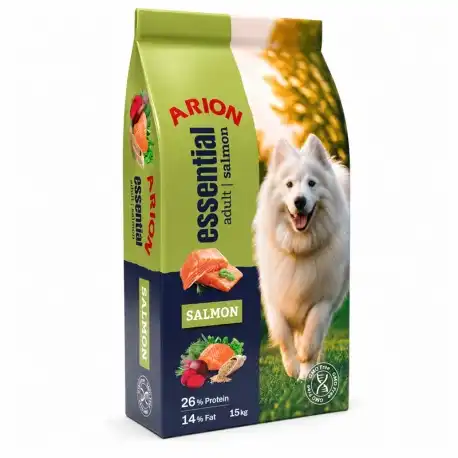 Arion Essential Salmon Pienso para Perros con Salmón, 15 Kg - Arion - Comparador de precios