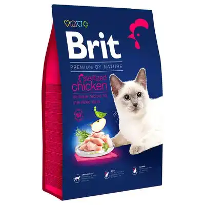Brit Premium by Nature Sterilized Cat con pollo - 8 kg - Brit Premium - Comparador de precios