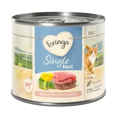 Feringa Single Meat Menu 6 x 200 g - Ternera con brócoli y diente de león - Feringa - Comparador de precios
