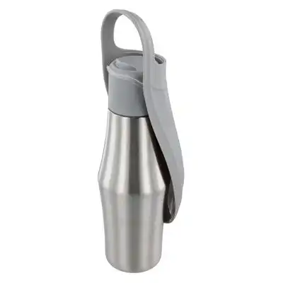 HausPets Botella de agua para perros de 750 ml, acero inoxidable gris - Artículo 1 - HausPets - Comparador de precios