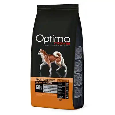 Optimanova Optima Nova Adult Sensitive Salmón pienso para perros - 12 kg - Optimanova - Comparador de precios