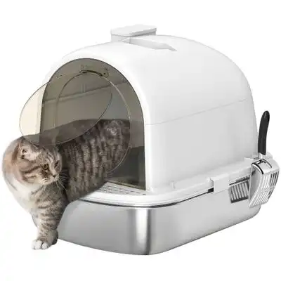PawHut Arenero para Gato - Blanco - PawHut - Comparador de precios
