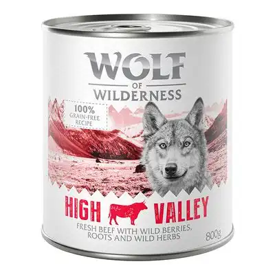 Wolf of Wilderness 6 x 800 g - High Valley, con vacuno - Wolf of Wilderness - Comparador de precios