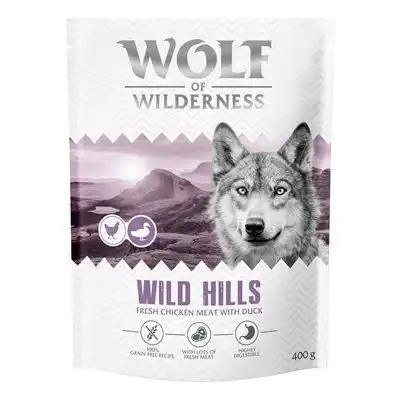 Wolf of Wilderness Adult "Wild Hills" Pato (superventas) - 400 g - Receta nueva - Wolf of Wilderness - Comparador de precios