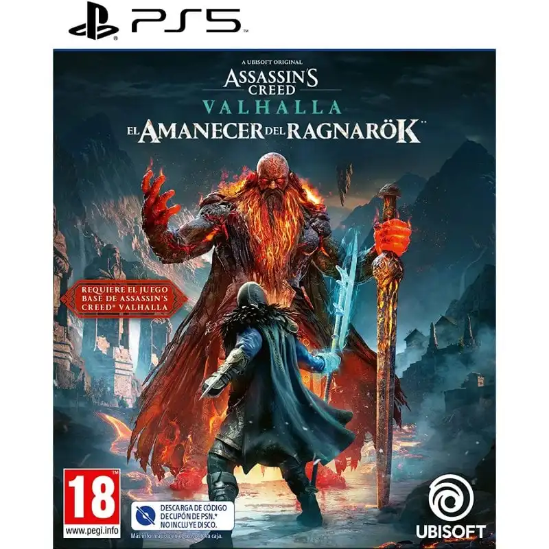 Assassin's Creed Valhalla Expansión El Amanecer del Ragnarök PS5 (Código de Descarga)