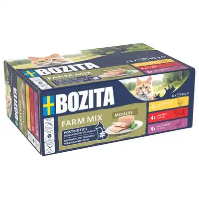 Bozita Mousse 12 x 85 g - Mix de la granja - Bozita - Comparador de precios