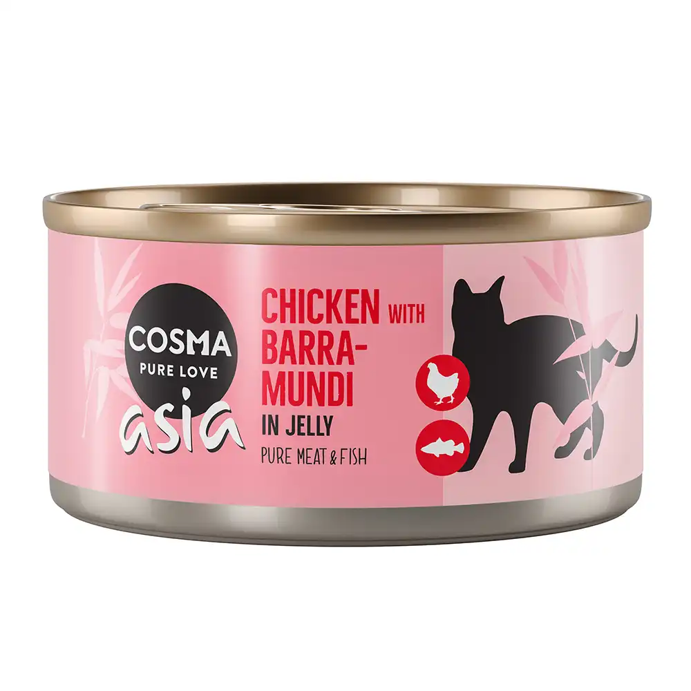 Cosma Asia en gelatina 6 x 170 g - Pollo con barramundi