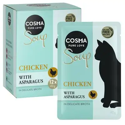 Cosma Soup 12 x 40 g - Pechuga de pollo con espárragos - Cosma - Comparador de precios