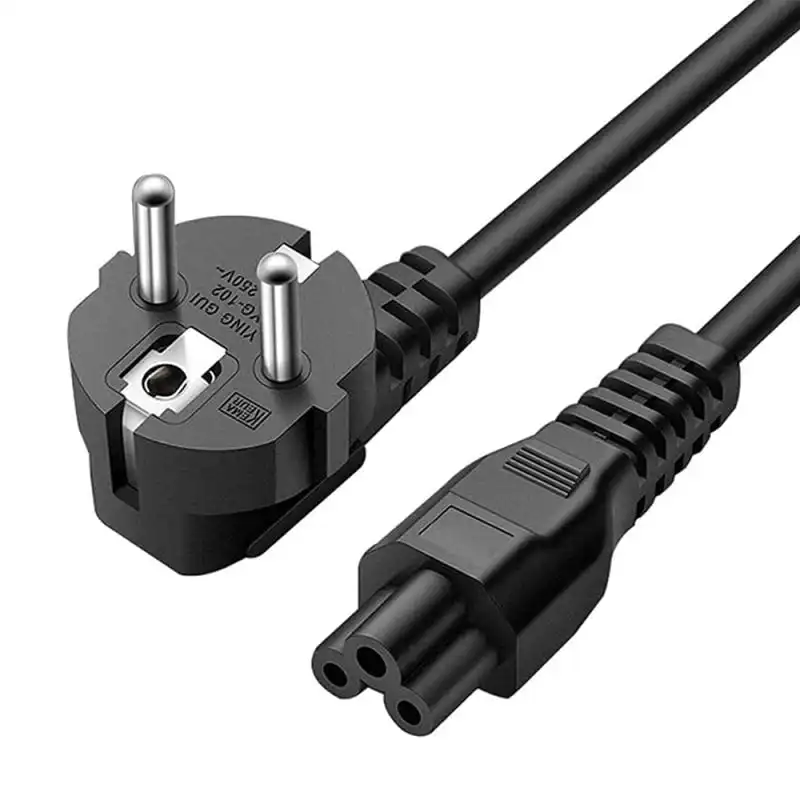 Cradia Cable Alimentación para Portátil 03P IEC 320-C5 1.80m Negro