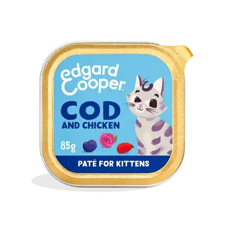 Edgard & Cooper Comida Húmeda Para Gatitos en Paté con Pollo, 16x85gr - Edgard & Cooper - Comparador de precios