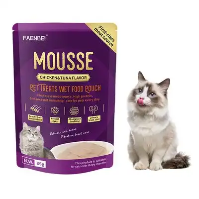 FurryFusion Bolsitas de espuma húmeda para gatos - Atún de pollo - Furry Fusion - Comparador de precios
