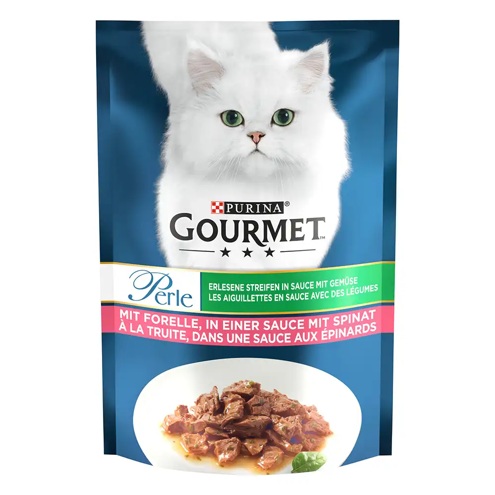 Gourmet Perle en sobres 24 / 26 x 85 g - 26 x 85 g - Trucha y verduras