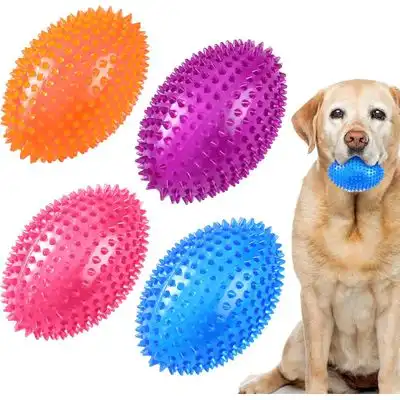 HausPets Juego de 4 pelotas chirriantes, 11,4 cm – Chirriantes – 4 colores - Juego de 4 pelotas texturizadas – 4 colores - HausPets - Comparador de precios