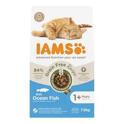 IAMS Advanced Nutrition Grain Free con pescado de mar - 7,5 kg - IAMS - Comparador de precios