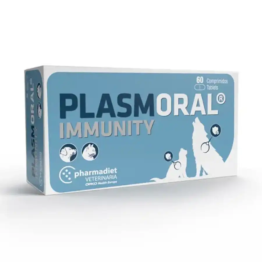 Pharmadiet Plasmoral inmunity para perros y gato - 60 Comprimidos - Pharmadiet - Comparador de precios