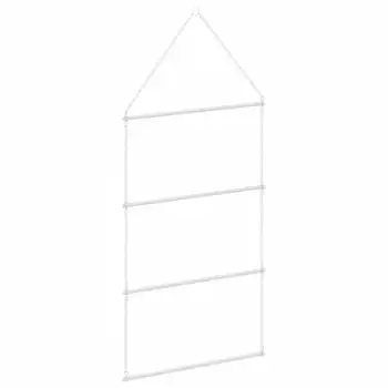 Soporte Para Manta De Montura Acero Inoxidable Plateado Vidaxl