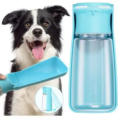 UAMLY Botella de agua plegable para perros - azul, 550 ml - Uamly - Comparador de precios