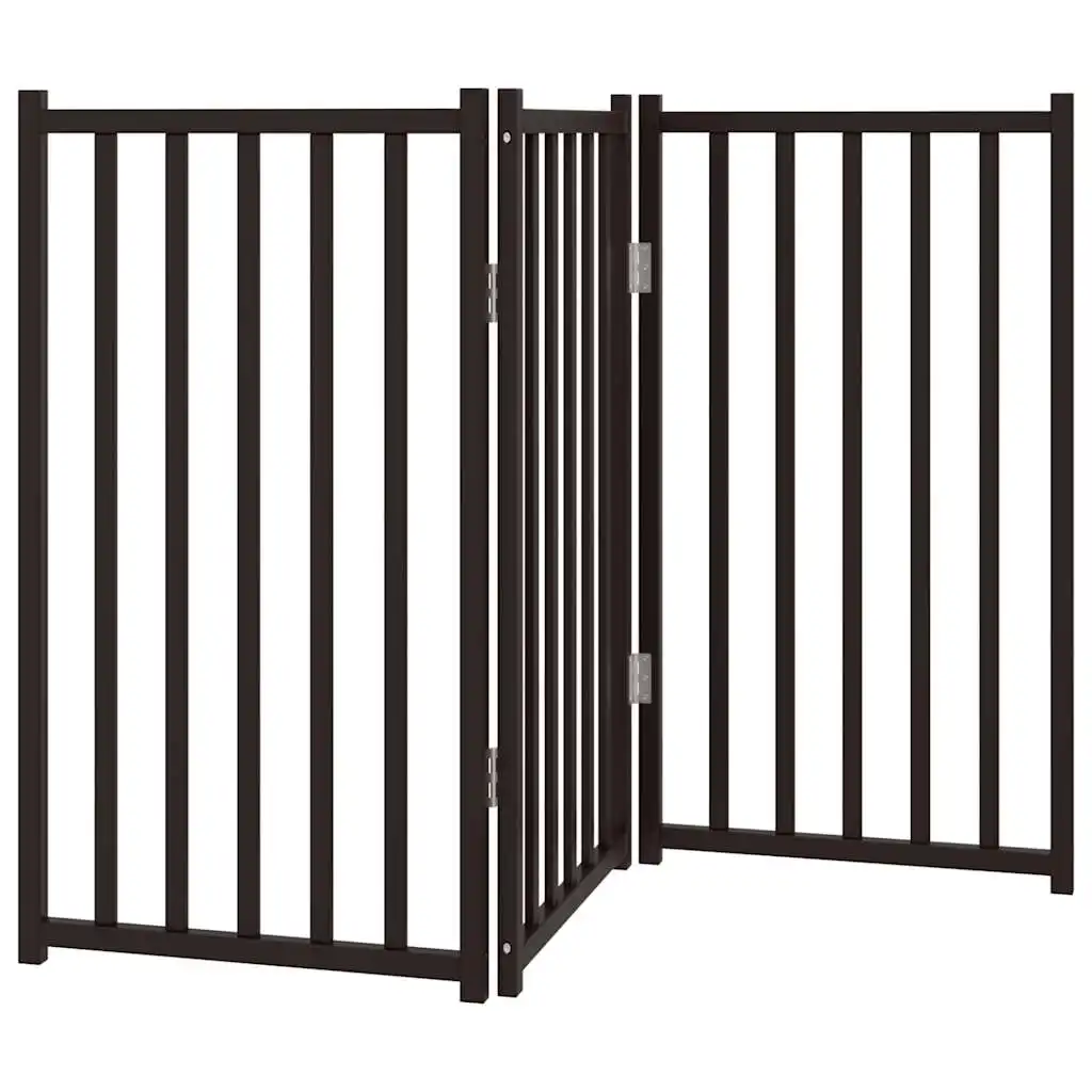vidaXL Puerta para Perros Plegable Paneles Puerta Mascotas Madera de Álamo - 50 x 90 x 2 cm - VIDAXL - Comparador de precios
