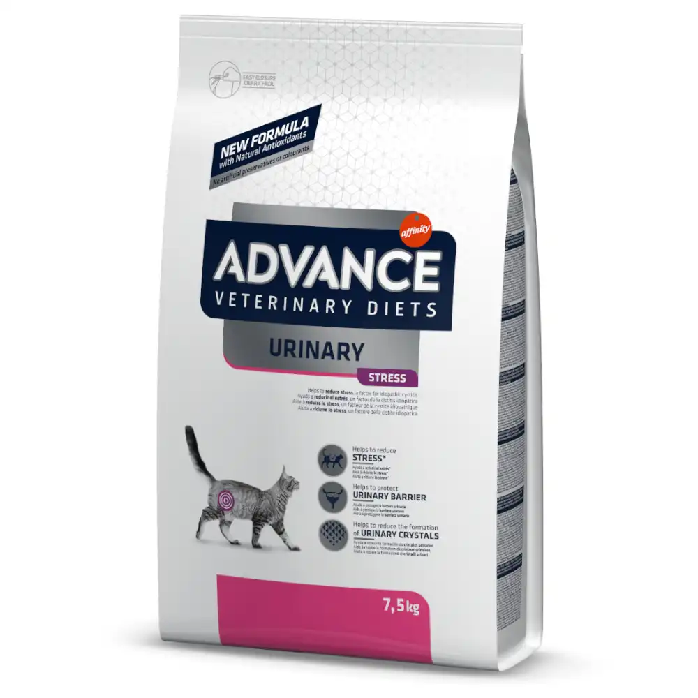 Advance Urinary Stress Veterinary Diets para gatos - 7,5 kg