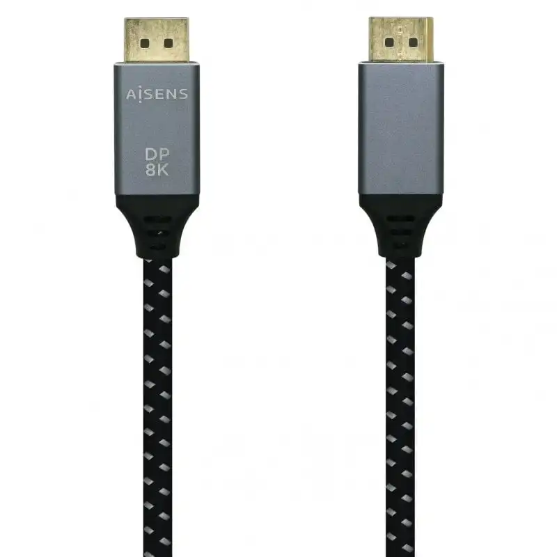 Aisens Cable Displayport V1.4 Macho/Macho 1.5m Gris