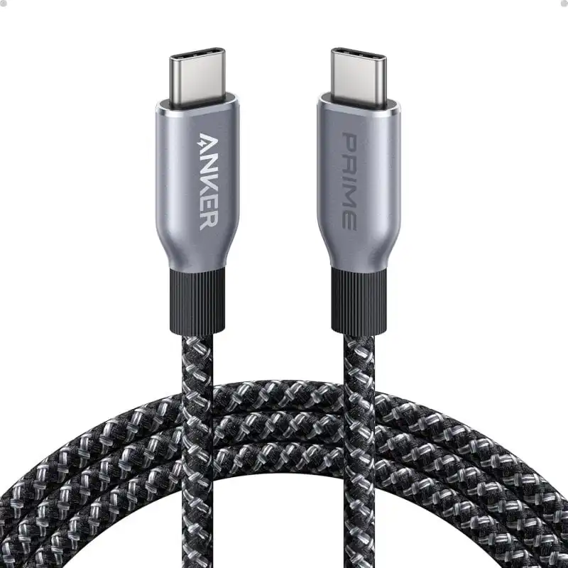 Anker Prime Cable USB-C a USB-C Cable Nylon Trenzado 240W 90cm Gris