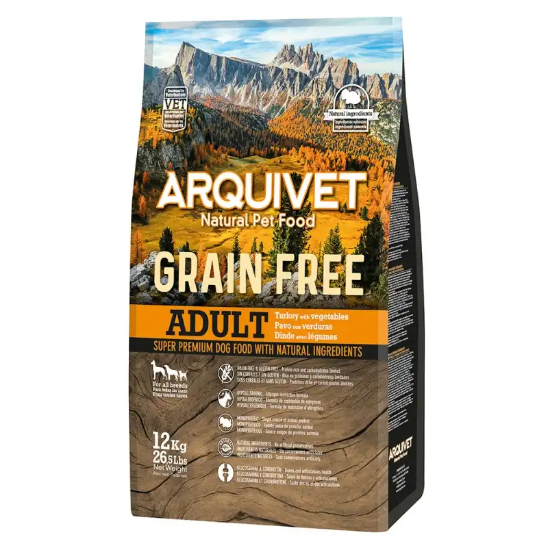 Arquivet Pienso para Perros Grain Free Adult Pavo 2 KG