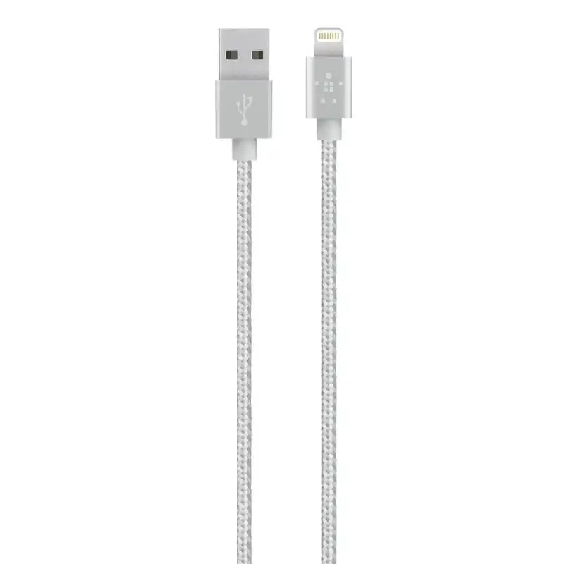 Belkin Cable Lightning a USB MIXIT Metálico 1.2m Gris Espacial