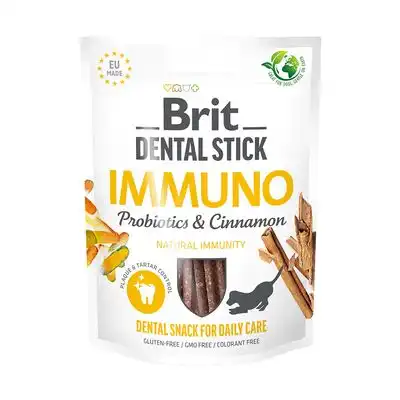 Brit Dental Stick Inmuno con probióticos y canela - 251 g (7 unidades) - Brit Care - Comparador de precios