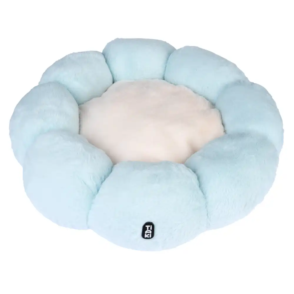 Cama acolchada TIAKI Bluebell para mascotas - 60 x 11 cm (Diám x Al)
