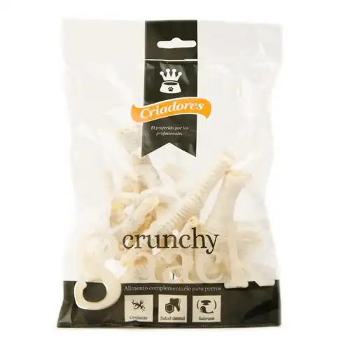 Criadores Patas de Gallo Blanqueadas Crunchy para perros