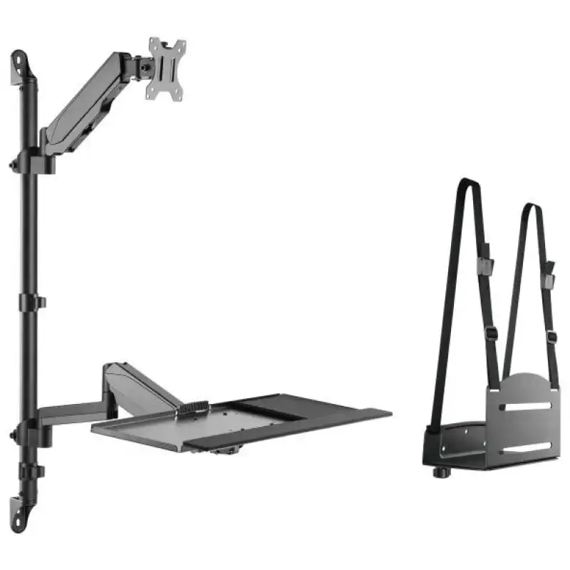 Equip 650170 Soporte Monitor de Pared Workstation 1 Pantalla 17"-32" 8KG Negro