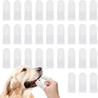 HausPets 30 cepillos dedo 360° perro gato – Blanco - Blanco - HausPets - Comparador de precios