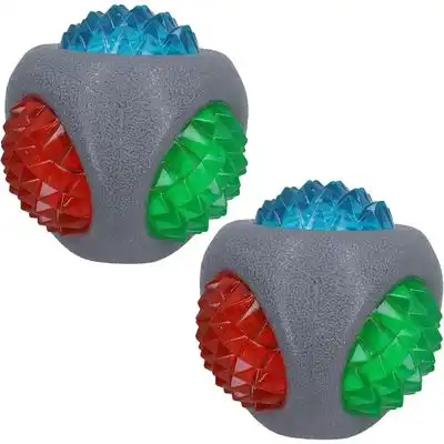 HausPets Juego de 2 pelotas para perros/cachorros – Luz tenue - Lote de 2 pelotas de baja luminosidad - HausPets - Comparador de precios
