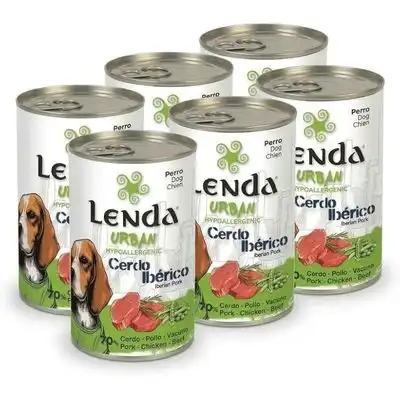 Lenda Urban Comida Húmeda para Perros Cerdo Ibérico - 6 x 400 g - Lenda - Comparador de precios