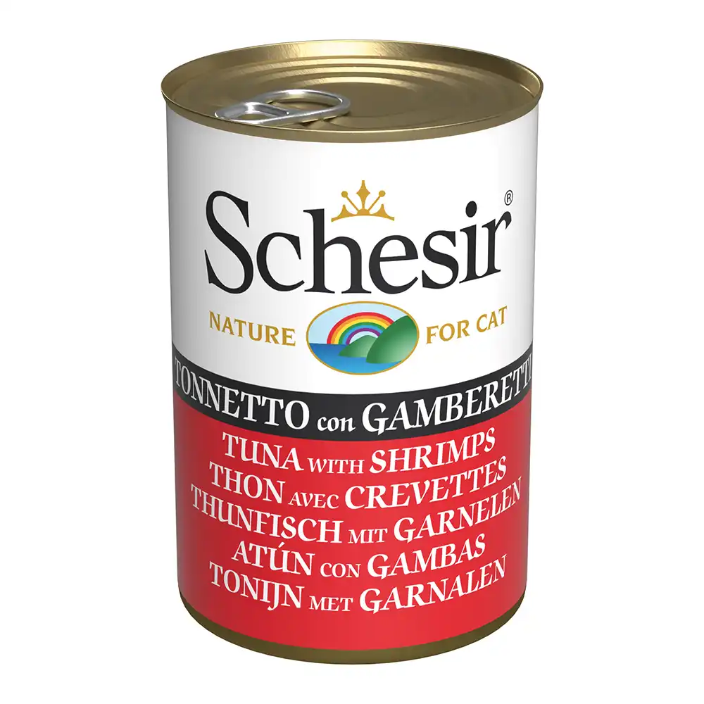 Schesir 6 x 140 g - Atún con gambas en gelatina - Schesir - Comparador de precios