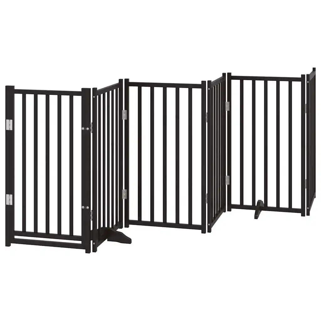 vidaXL Puerta para Perros Plegable Paneles Puerta Mascotas Madera de Álamo - 50 x 90 x 2 cm - VIDAXL - Comparador de precios