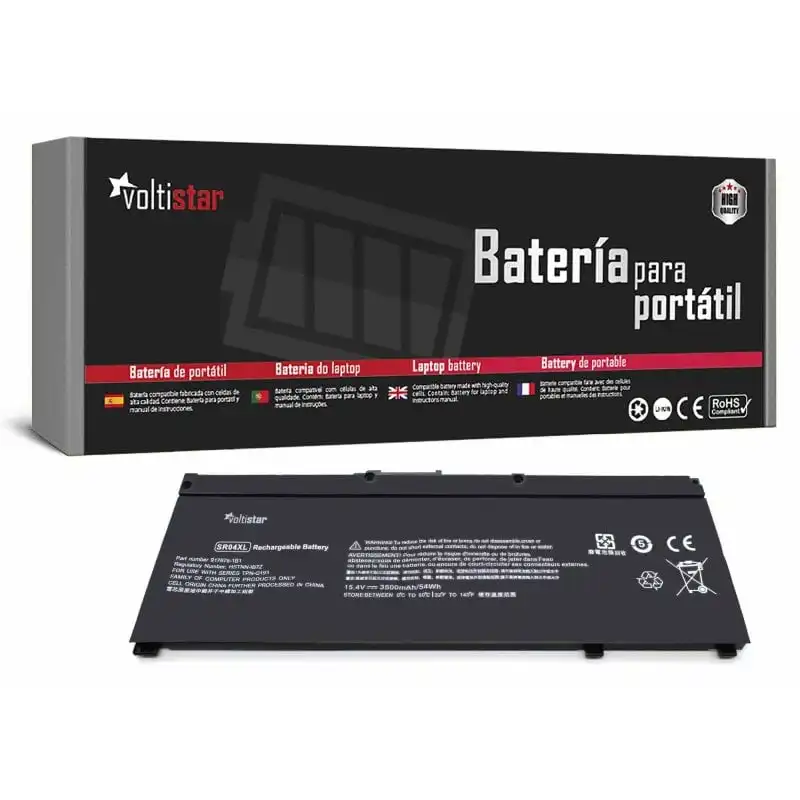 Voltistar Batería para Portátil HP Omen 15-CE000 15-CE000NG 15-CB0XX SR04XL 91678-171