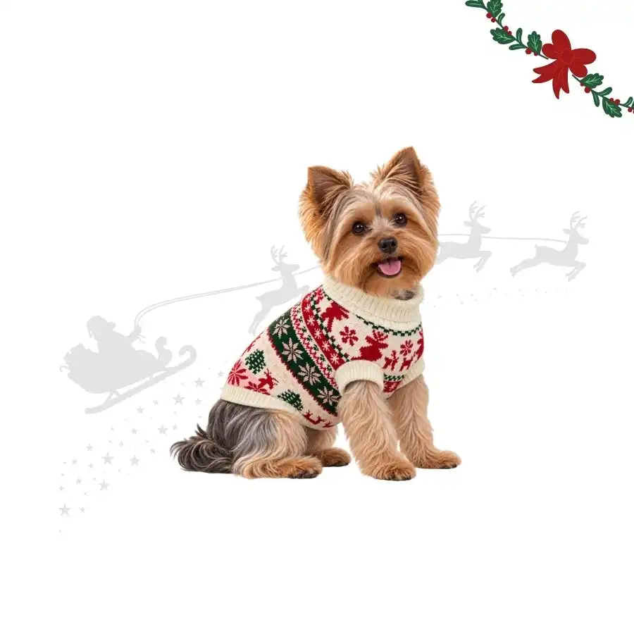 Wonder Christmas Jersey Navideño Fair Isle para perros XL (55 cm) - Wonder Christmas - Comparador de precios