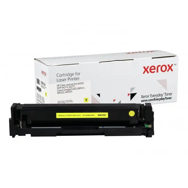 Xerox Tóner Compatible con HP CF402X/CRG-045HY Amarillo