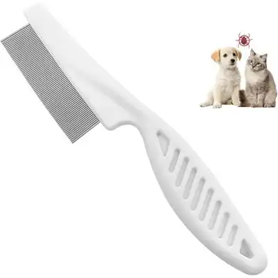 ZooVenture Peine antipulgas de acero inoxidable para perros y gatos - blanco - Zooventure - Comparador de precios